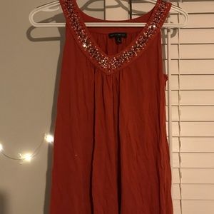 Burnt Orange Long Dress Shirt